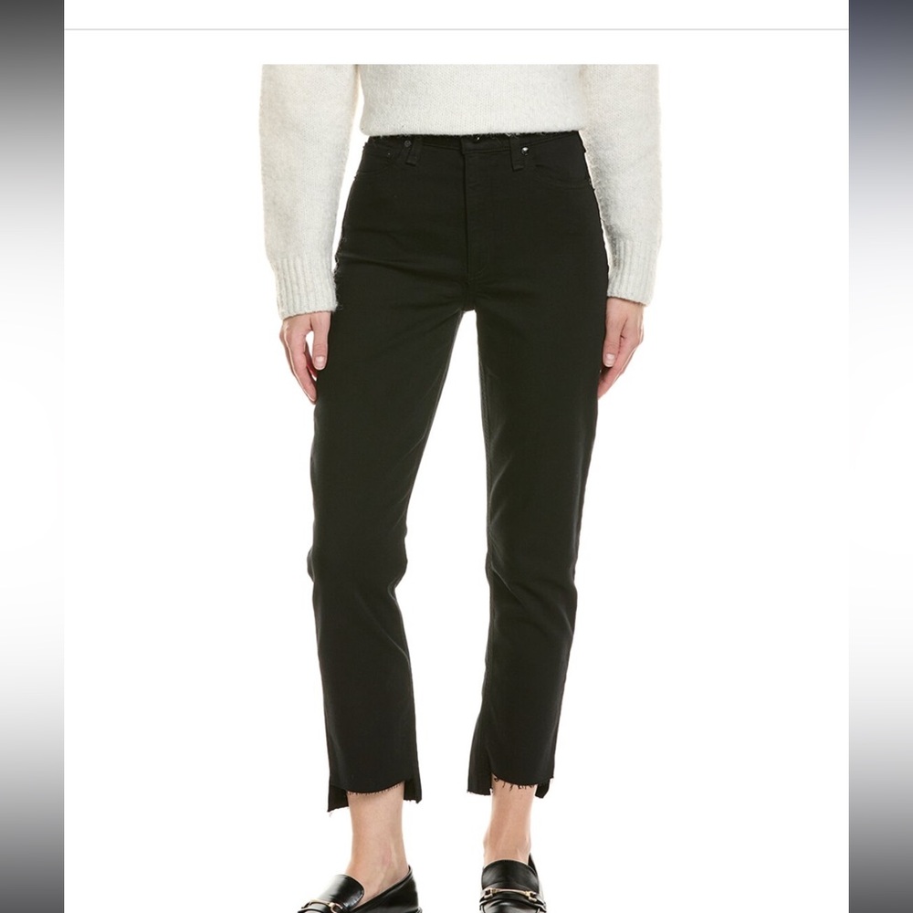 Rag & Bone Nina high rise cigarette Black Jeans